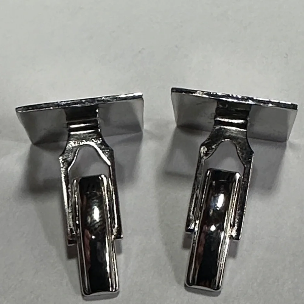 Raimond MCM Vintage Sterling Silver Stripped Cufflinks Set 10 grams